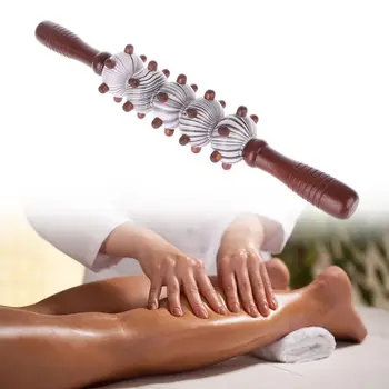 1Pcs Mediniai Pilvo Masažas Stick Roller Massager viso Kūno Fasciją Massager Raumenų Sukelti Tašką Paramos Masažas Stick Įrankiai