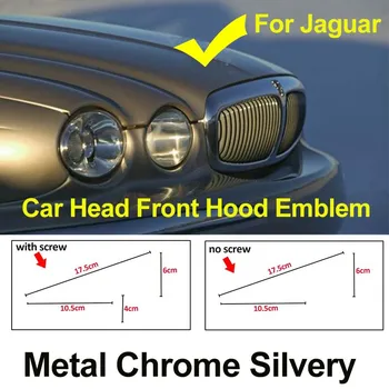 1pcs Original Accessories Automobilių Stiliaus Priekinis Dangtis Galvos Ženklelis Emblema Apima NE/Su Varžtas Jaguar XF XJ XJS XK S-TYPE X-TYPE OEM