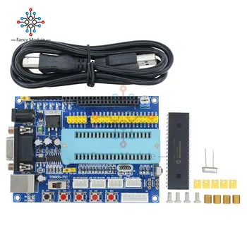 1Set USB PIC Plėtros Taryba PIC16F877A 12V DC JTAG Minimalūs Sistemos Mikrovaldiklis Modulis MAX3232 ISP IO ICSP Programa Emuliatorius