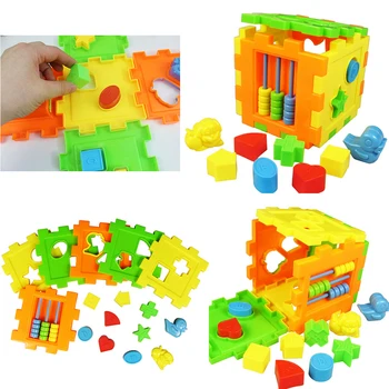 1Set Švietimo Žaislai, Spalvingi Kūdikių Matematikos Aikštėje Atitikimo Blokuoja Vaikų Rūšiavimo Lauke Ankstyvojo Mokymosi Žaislas