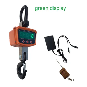 1T/1000kg Raudona arba žalia ekranas DS elektros skaitmeninis perdavimas krano masto su ličio baterijos ir belaidis nuotolinio valdymo Industr