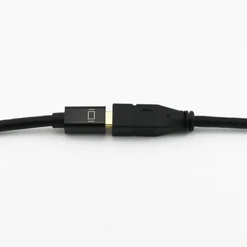 1x Mini DisplayPort Išplėtimo Laidas paauksuoti Vyrų ir Moterų Display Port Kabelis 30cm/1ft