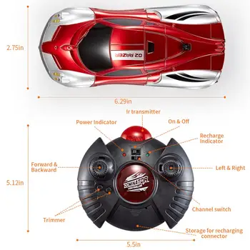 2.4 G Anti Gravity lipimas Automobilių Elektros 360 Sukasi Nitro RC Automobilių Antigravity Mašina Auto Žaislų Automobiliai, Nuotolinio Valdymo Automobilių