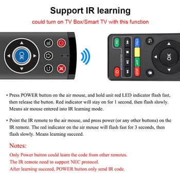 2.4 G Wireless Air Mouse Pro Control Voice Namų Giroskopas Nuotolinio T1 Watching TV Priedai Android TV Box