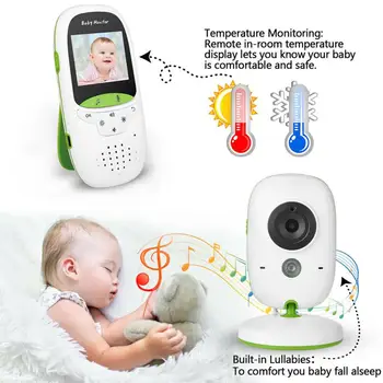 2.4 GHz dvipusio Ryšio Belaidės Kūdikių Priežiūros Auto Infraraudonųjų spindulių Kūdikių Stebėti Kūdikio Poreikius Sicurity Camara 2 Būdas Kalbėti Kūdikis Fotoaparatas