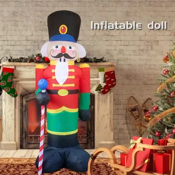 2.4 m Pripučiami Santa Claus Žaislas Lauke Kalėdinė Dekoracija Namuose, Kieme Arch Ornamentu Naujųjų Metų Šaliai Dekoro Navidad Ornamentu