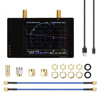 2.8 colių Vektoriaus 3G Tinklo Analizatorius S-A-A-2 NanoVNA V2 HF VHF UHF Trumpųjų bangų Antenos Analizatorius su Būsto Antenos Analizatorius