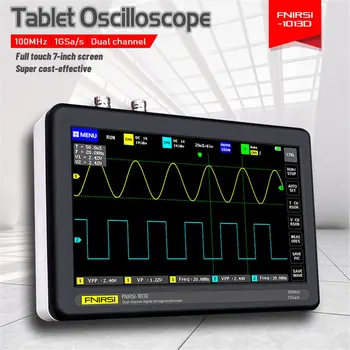 2 Kanalų 100MS/s MINI Nano1013D Profesionalus Nešiojamų Skaitmeninių Oscilloscope Skaitmeninis Zondas Skaitmeninio Touch Tablet Oscilloscope