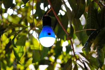 2 Pack Sanniu Portable LED Žibintų Palapinė Šviesos Lemputė Kempingas, Žygiai, Žvejyba Avarinės Šviesos, Baterija Stovyklavimo Įranga
