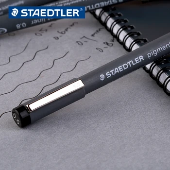 2 vnt Staedtler 308 Pigmento Linijinės Piešimo Rašiklio linijos pen adata rašiklis gelio rašiklis 0.05 0.1 0.2 0.3 0.4 0.5 0.6 0.7 0.8 1.0 1.2 mm