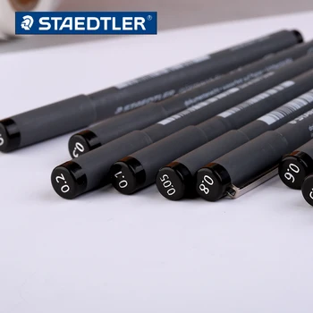 2 vnt Staedtler 308 Pigmento Linijinės Piešimo Rašiklio linijos pen adata rašiklis gelio rašiklis 0.05 0.1 0.2 0.3 0.4 0.5 0.6 0.7 0.8 1.0 1.2 mm