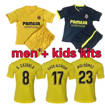 20 21 Villarreal CF Futbolo Megztiniai 2020 2021 Namų Paco Alcacer bacca FORNALS Anguissa EKAMBI IBORRA S. CAZORLA Futbolo marškinėliai