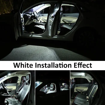 20 Vnt. Baltos spalvos Interjeras, LED elektros Lemputes Paketo Komplektas 2002-2011 Volvo XC90 Žemėlapis Dome Kamieno Licencijos numerio ženklo Žibintas Automobilių Reikmenys