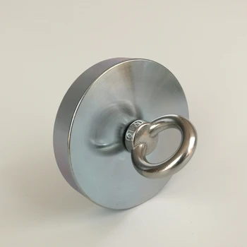 200-600Kg Dizaino Magnetai, Stiprūs, N52 Neodimio Nuolatinis Magnetas Žvejybos Magnetai su Žiedo Super Imanes Magnetinių Medžiagų Bazė