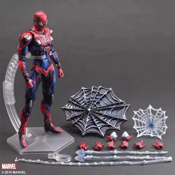 2017 Žaisti Menų 28cm Marvel Spiderman Super Hero Spider Man Homecoming Keršytojas PVC Veiksmų Skaičius, Žaislai