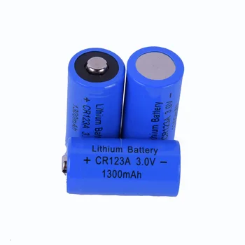 2018 CR123A/CR17335 1300mAh 3.0 V Li-ion Baterija Ličio Pirminės Sausųjų Baterijų