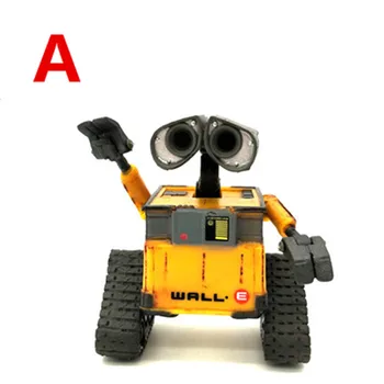 2018 Naują atvykimo Wall-E Robotas Wall-E & EVE PVC Veiksmų Skaičius, Surinkimo Modelį, Žaislai, Lėlės, SU dėžute