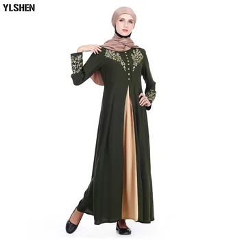 2019 Abaja Dubajaus Musulmonų Suknelė Moterims Maxi Suknelės Ramadanas Moslim Malda Skraiste Suknelė, Hijab Kaftan Islamo Turkijos Islamo Apranga