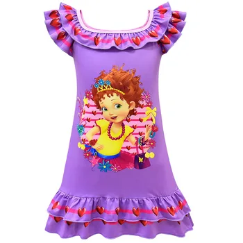 2019 Išgalvotas Nancy NIghtdress Vaikai Suknelės Mergaitėms Vasaros šalis princesė Prarasti Suknelė mergina naktiniai marškinėliai padėkos Baby girl dress