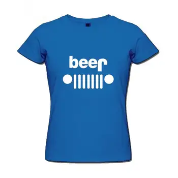 2019 m. Vasarą marškinėlius streetwear Alaus jeep marškinėliai moterims Juokinga jeep savininkas Dovana tee marškinėliai medvilnės trumpomis rankovėmis ladys t-shirt