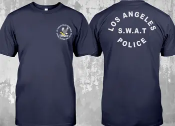 2019 Mados Nauja Swat Policijos Departamento Los Andželo Tv Serialas Saugumo Tyrimą, Dviguba Pusės, T-Marškinėliai, Unisex Tee