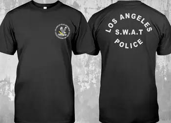 2019 Mados Nauja Swat Policijos Departamento Los Andželo Tv Serialas Saugumo Tyrimą, Dviguba Pusės, T-Marškinėliai, Unisex Tee