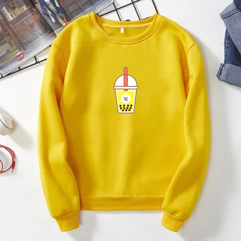 2019 nauja palaidinukė Korėja K-POP Harajuku moterų geriausiai parduodamų plius aksomo apvalios kaklo megztinis gražus sporto marškinėliai XL streetwe