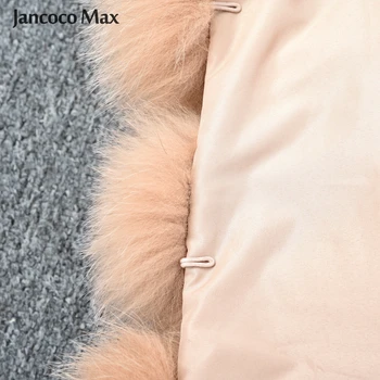 2019 Naują Atvykimo Moterų, Prabangos Nekilnojamojo Fox Fur Coat Žiemos Saga Kailio Striukė Aukščiausios Kokybės Viršutinių Drabužių Siuvimas S1797