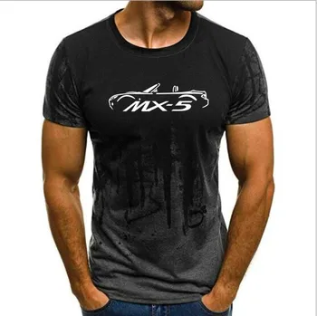 2019 nemokamas pristatymas vyriški T shirts, Print T-shirt Vasaros Mazda Mx5 Kamufliažas trumpomis Rankovėmis marškinėlius