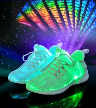 2019 Sprogimo modeliai LED padėti paviršiaus apšvietimo batai suaugusių vyrų ir moterų modelių-USB įkrovimo modeliai apšvietimo batai