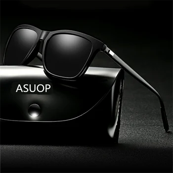 2019newTR90 poliarizuota vyriški akiniai nuo saulės UV400 aikštėje elastingos rėmo mados ponios akiniai klasikiniai prekės ženklą, dizainą, vairavimo akiniai nuo saulės