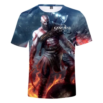 2020 juokinga Viršūnes 3D Spausdinimo Pobūdžio Karo Dievo Kratos T-shirt Vyrai/Moterys Kietas Vaikų marškinėlius Žaidimas Harajuku Suaugusiųjų, ir vaikų dydžio