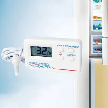 2020 Karšto Pardavimo-50°C~70°C, LCD Skaitmeninis Šaldytuvas Šaldiklio Temperatūros Termometras Žadintuvas
