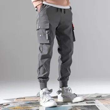 2020 Krovinių Kelnės Vyrams Kratinys Vyrų Atsitiktinis Jogger Mados Kišenės Prekės ženklo Vyras Taktinės Kelnės Banga Harajuku Streetwear Plius 5XL