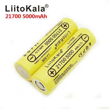 2020 LiitoKala Lii-50E 21700 5000 mAh Li-50E Ni), 3,7 V Baterija Elektroninių Cigarečių Mod / Kit 3.7 V maitinimo 15A 5C Atsisiųsti žiurkės