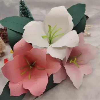 2020 Lilys miršta Scrapbooking gėlių Metalo Pjovimo Miršta Amatų Antspaudų Die Cut Įspaudas atviruką Padaryti Trafaretas Dangtis