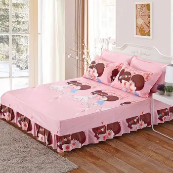 2020 lovos užvalkalai Naujų Namų tekstilė: patalynė prabangių Gėlių Lova Nustatyti 3pcs mergaitės dovana, karalius, karalienė dydis