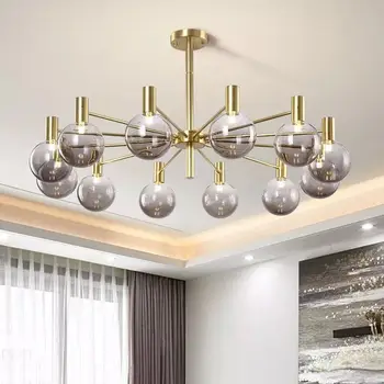 2020 m., Atsižvelgiant prabanga kambarį led šviestuvo paprasta modernių namų valgomojo, miegamojo lempa Šiaurės naujovė kavinė lubų liustra