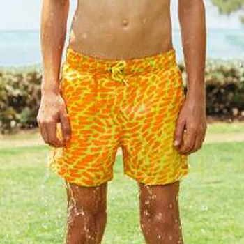 2020 m. Laivas per 24 valandas Paplūdimio Šortai Vyrams Magišką Spalvų Kaita Plaukimo Trumpuoju Skrynios Vasaros maudymosi kostiumėlį, maudymosi Kostiumėliai, Šortai Quick Dry