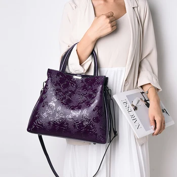2020 m. Naujas 2-dalių rinkinys Prabanga rankinės moterims maišelį dizainerio mados spausdinti pu odos markės lady peties messenger maišeliai piniginės