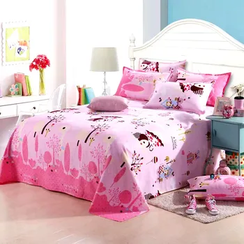 2020 m. Naujas gėlių medvilnės lova lapas 1 vnt. ir užvalkalas pagalvei 2 vnt suaugusiems rožinė raudona lova rinkiniai 3 vnt