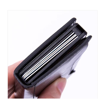 2020 m. Naujas Stiliaus RDA aliuminio lydinio kortelės atveju automatiškai pop-up kortelės savininko kreditinės kortelės metalo vizitinę kortelę piniginės Vyrams
