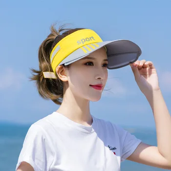2020 m. naujas stiliaus saulės virsors sporto spausdinimo saulės, skrybėlės moterims, platus kraštų paplūdimio skrybėlę UV apsauga moteriška kepurė