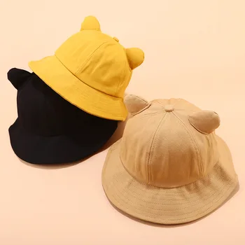 2020 m., naujoji kolegija stiliaus žvejo skrybėlę moterų korėjos mados minkštas sesuo kačių ausų animacinių filmų baseino skrybėlę mielas studentas saulės skrybėlę