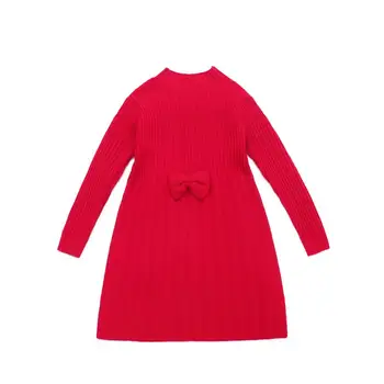 2020 m. Pavasarį, Rudenį Naujų Vaikų Mergaičių Megztiniai Megztinis Suknelė Vaikus ilgomis rankovėmis Kelio Ilgis Megztinis Sukneles Paauglių Mados Drabužių K228