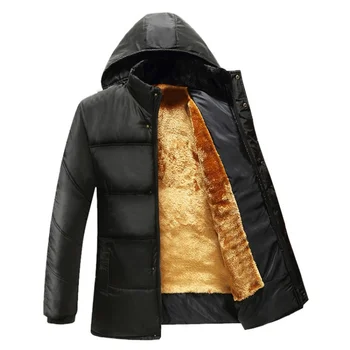 2020 m. Rudens žiemos naujas vyrų karšto pardavimo prekės šiltas kailis medvilnės drabužius vyrų mados prarasti vyriški paltai L-3XL