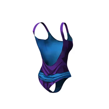 2020 m., seksualus, Prašmatnus Moterų Paplūdimio Elegantiškas Tuščiaviduriai Iš maudymosi Kostiumėliai Moterims, Multi-Line, Švieži, Mėlynos spalvos Gėlių Spausdinti maudymosi kostiumėlį Vienas Gabalas Kostiumas