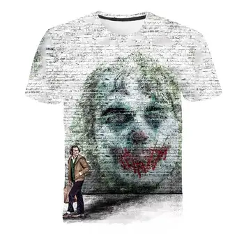2020 m. siaubo filmas klounas 3D atspausdintas T-marškinėliai vyrams ir moterims, hip-hop, street drabužiai, marškinėliai cool drabužiai berniukams