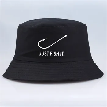 2020 m. vien Tik Žuvies Juokinga Spausdinti Kibirą, Skrybėlės Vasarinės Aukštos kokybės žvejo kepurės Moterims, Vyrams, žvejys skrybėlę Snapback Skrybėlės
