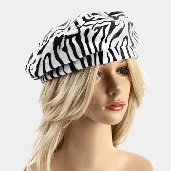2020 m. šilto rudens ir žiemos medvilnės Karvė modelis sagtis beretė dailininko skrybėlę aštuoniakampis skrybėlę, moteris ir mergaitė 12